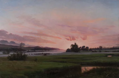 Ein Sommerabend bei Ry, Jütland, ca. 1873